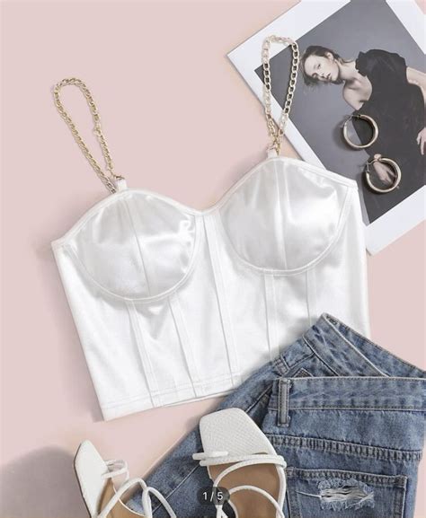 shein white corset|shein white corset top.